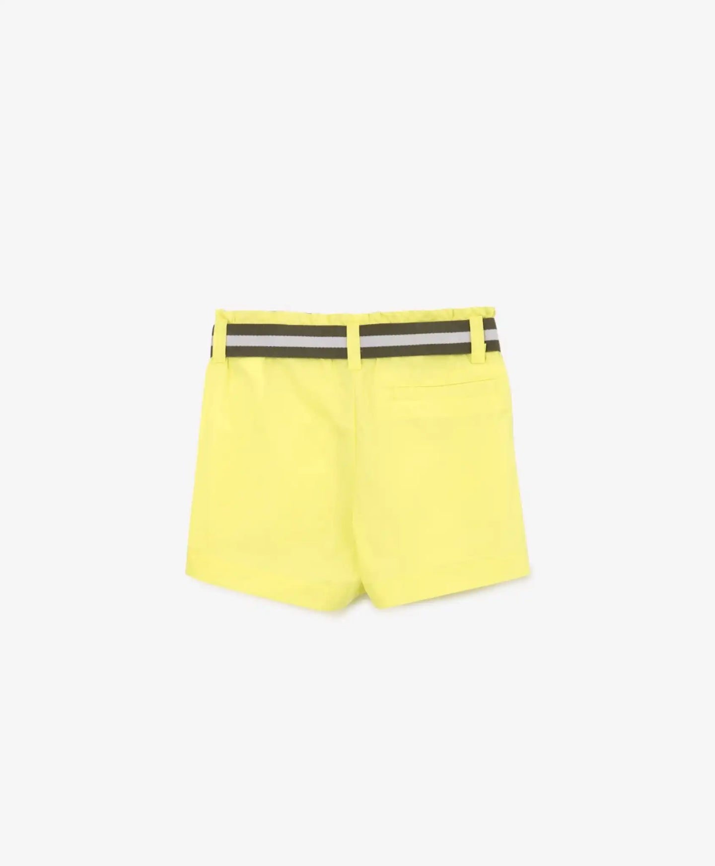 Pantaloni scurți din poplin cu talie din dantelă, verde deschis, Gulliver