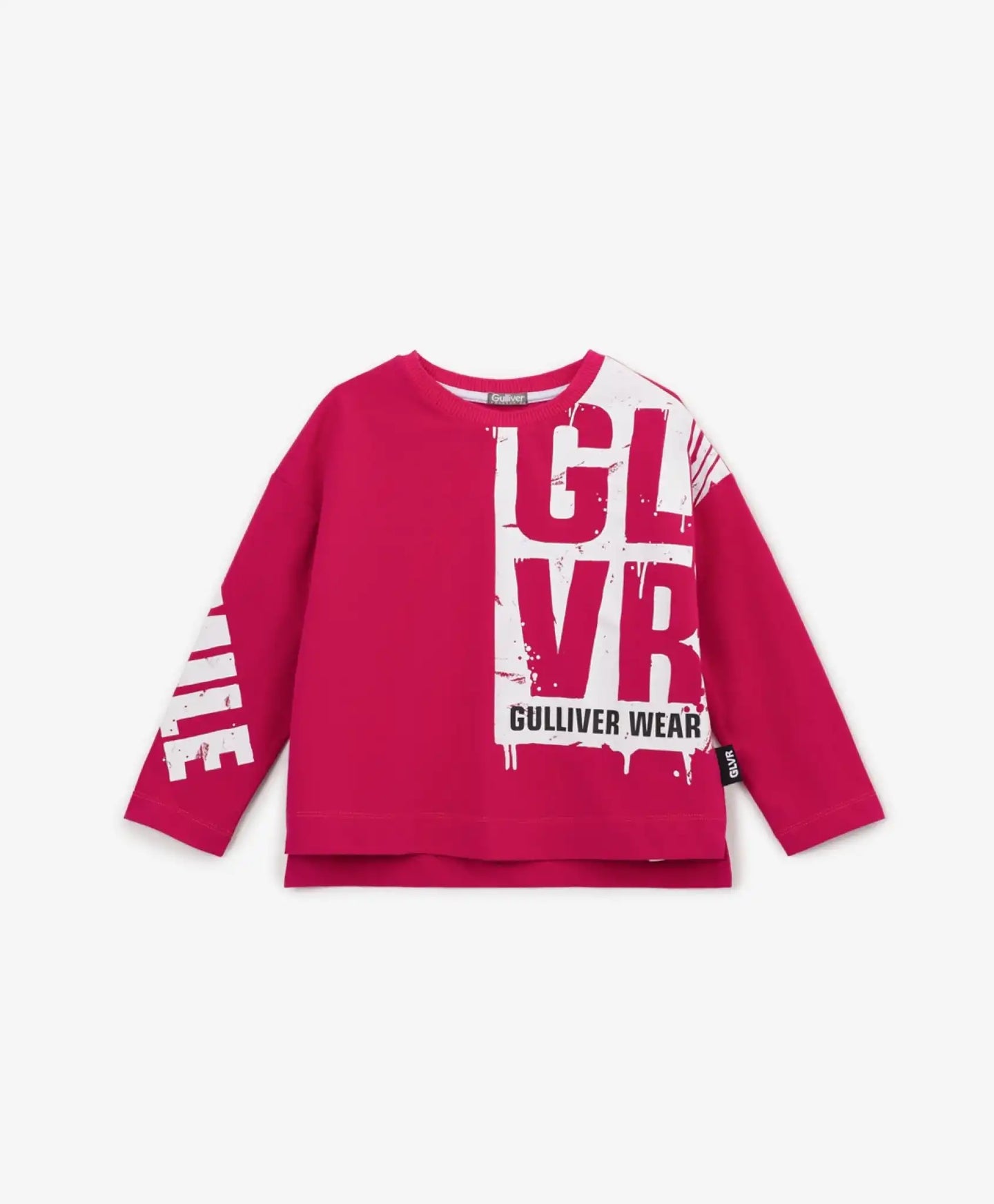 Tricou cu mâneci lungi și imprimeu mare Gulliver