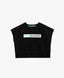 Tricou cu imprimeu stilizat, negru, Gulliver