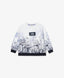Hanorac oversized alb, Gulliver