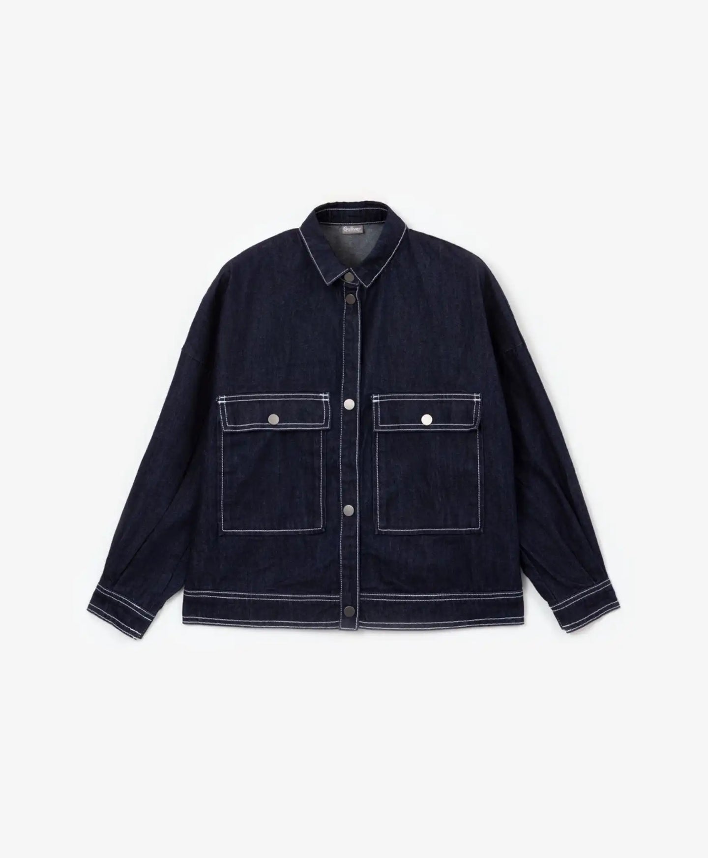 Jachetă oversize din denim – albastră, Gulliver