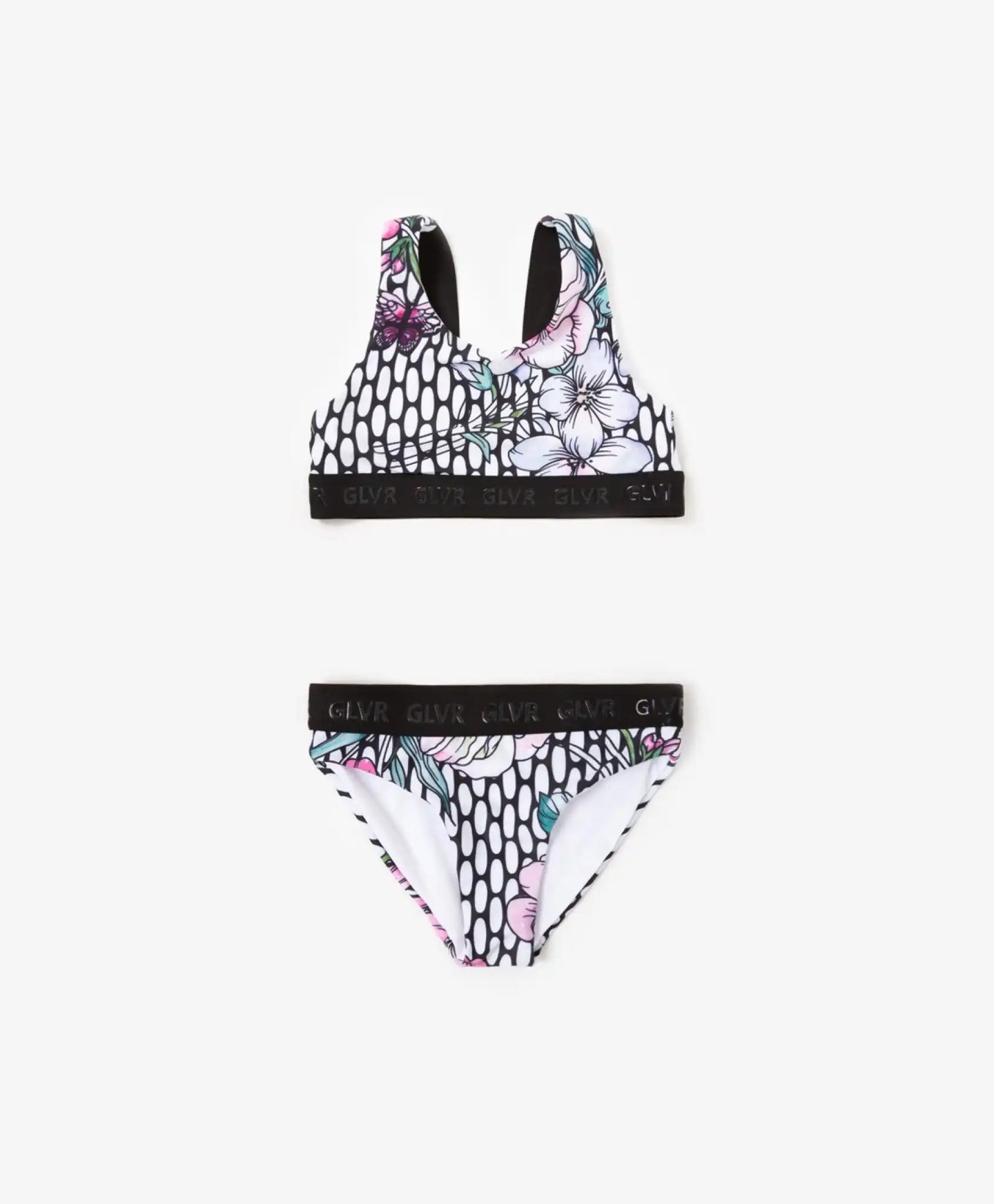 Costum de baie separat cu imprimeu floral, Gulliver