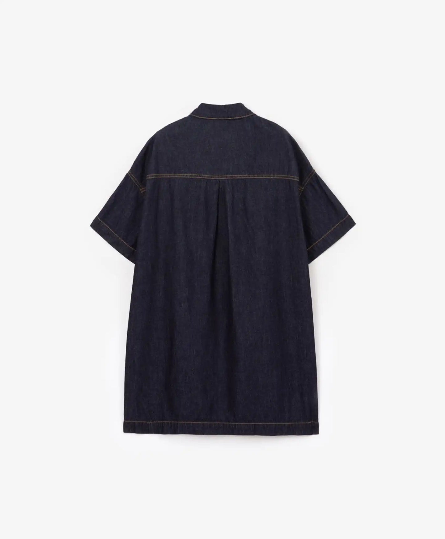 Rochie subțire din denim albastră tip cămașă, Gulliver