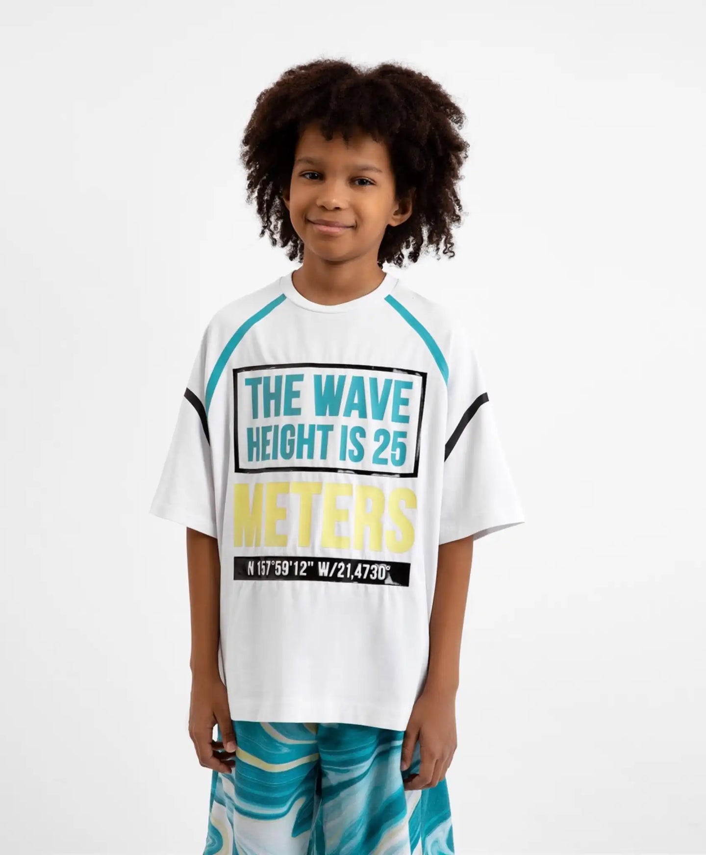 Tricou combinat cu mânecă scurtă și imprimeu mare, Gulliver