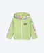 Hanorac din fleece cu glugă verde deschis Gulliver