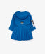 Palton dublu cu nasturi de culoare albastru cobalt modern de la Gulliver