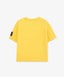 Tricou galben cu decor laconic pentru băiat, Gulliver
