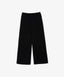 Pantaloni tricot cu nasturi pe cusăturile laterale, negri, pentru fată, Gulliver