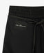 Pantaloni palazzo pentru fată, din satin, cu detalii detașabile, negri, Gulliver
