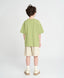 Tricou cu mânecă scurtă pentru băiat, verde, oversize, cu imprimeu, Button Blue