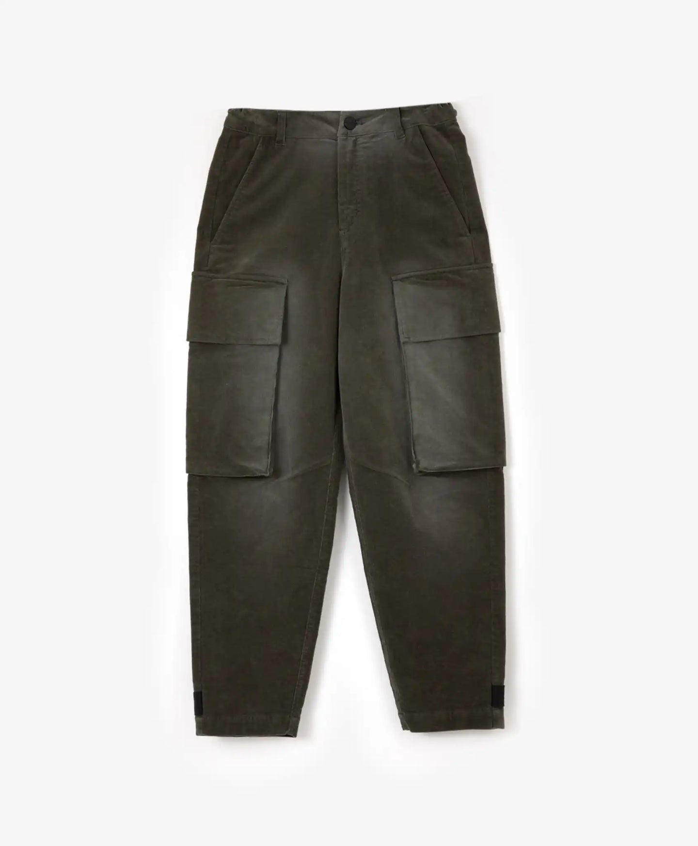 Pantaloni din micro-catifea, kaki Gulliver