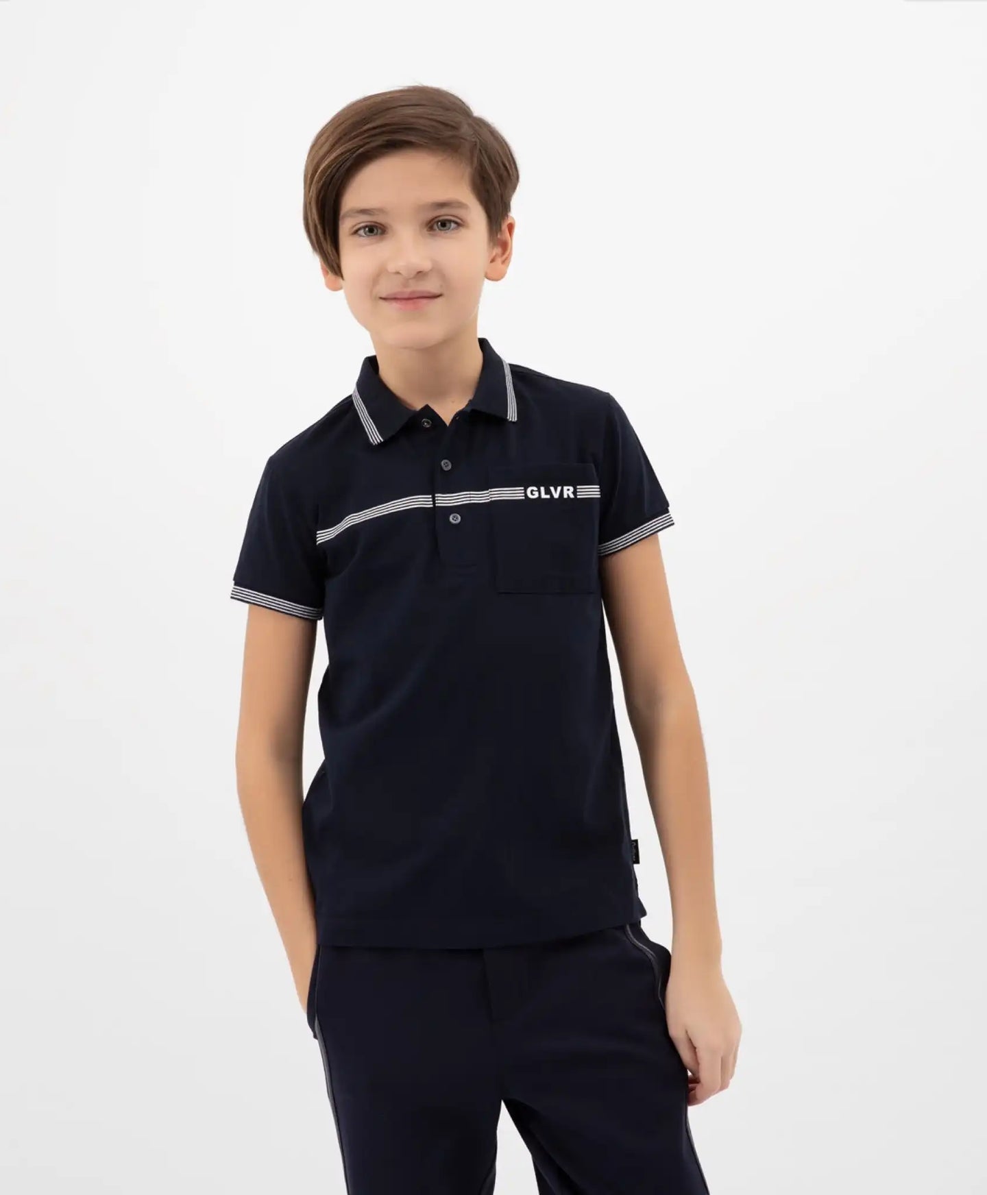 Tricou cu mâneci scurte albastru Gulliver