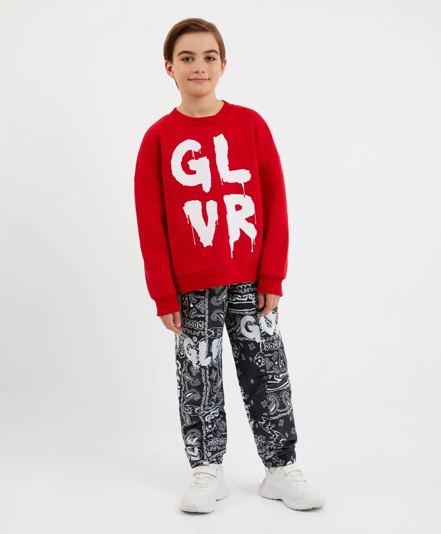 Pantaloni cu imprimeu alb, Gulliver
