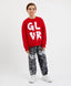 Pantaloni cu imprimeu alb, Gulliver