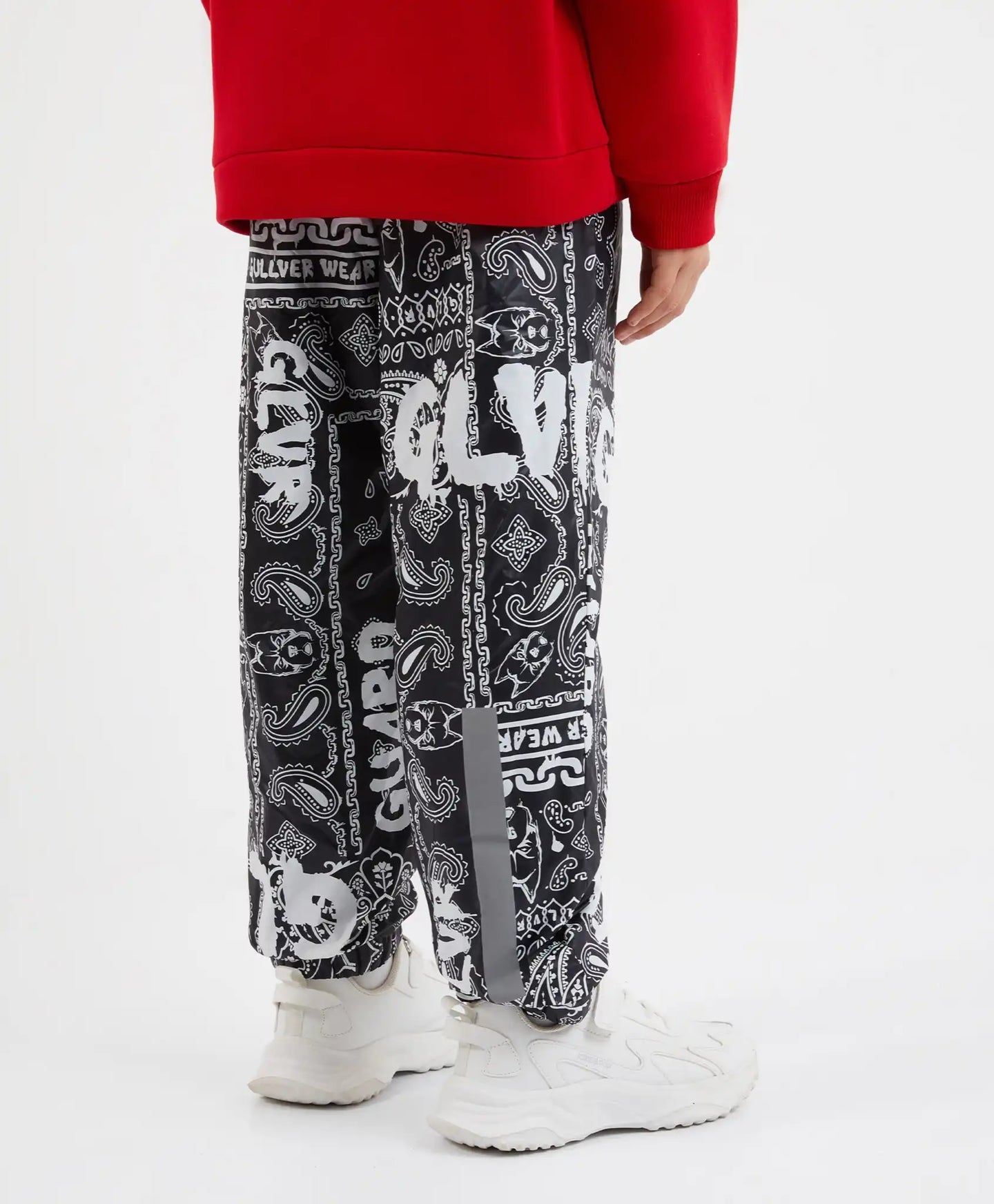 Pantaloni cu imprimeu alb, Gulliver
