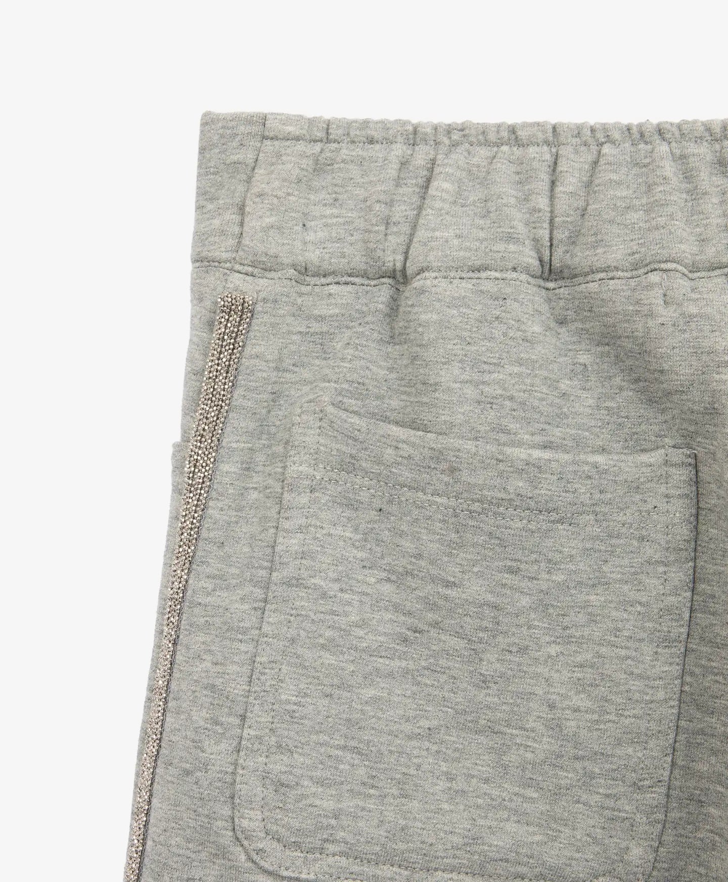 Pantaloni evazați din footer, gri, pentru fată, Gulliver
