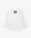 Longsleeve tricotat cu imprimeu alb pentru fete Gulliver