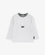 Longsleeve tricotat alb pentru băieți Gulliver