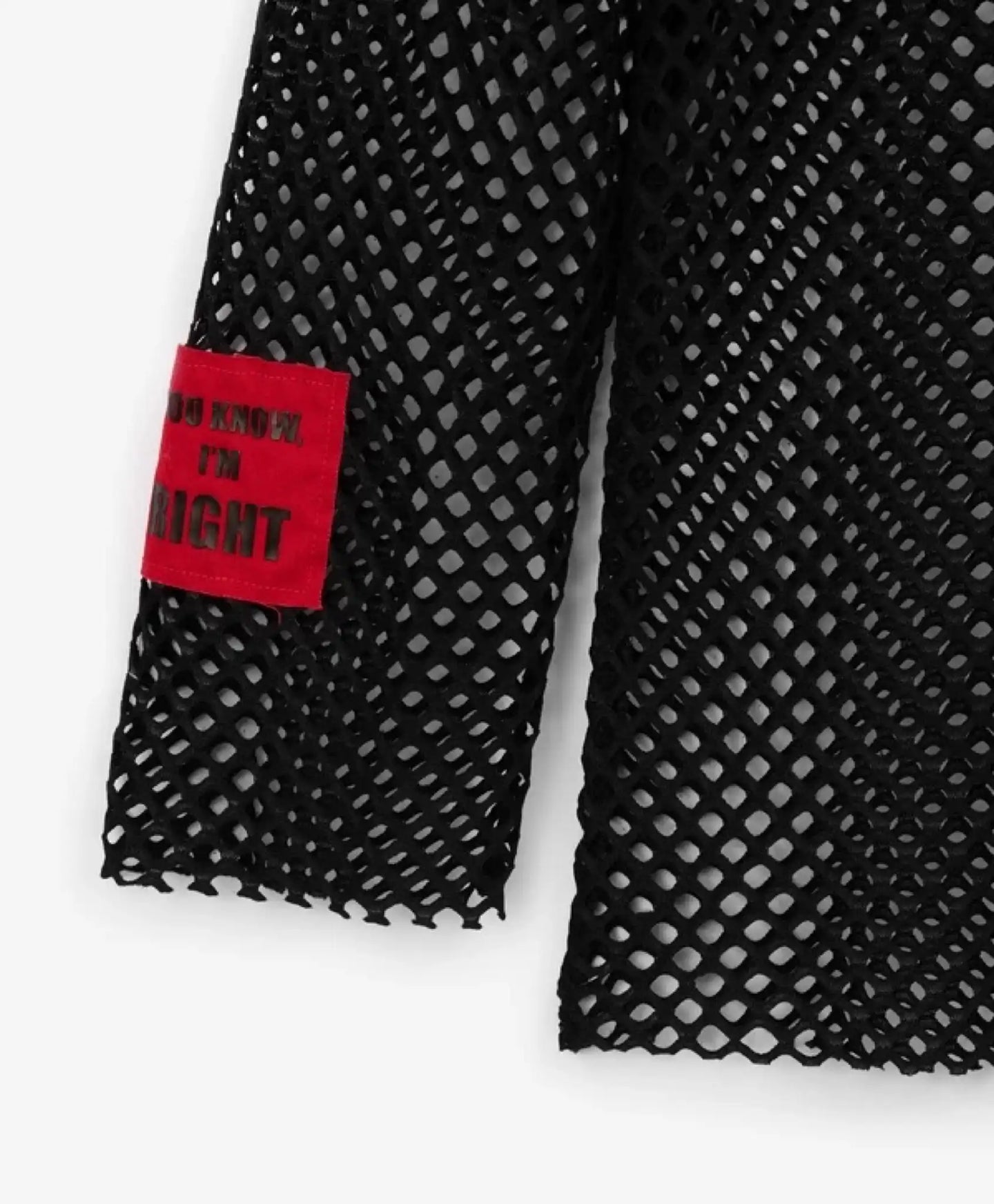 Longsleeve din plasă negru pentru fete Gulliver