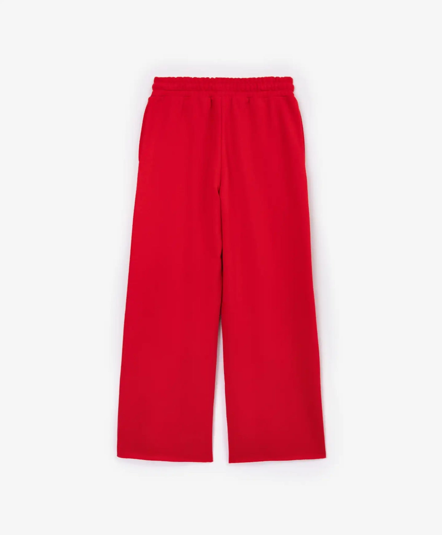 Pantaloni largi din footer, cu tăieturi, roșii, pentru fată, Gulliver