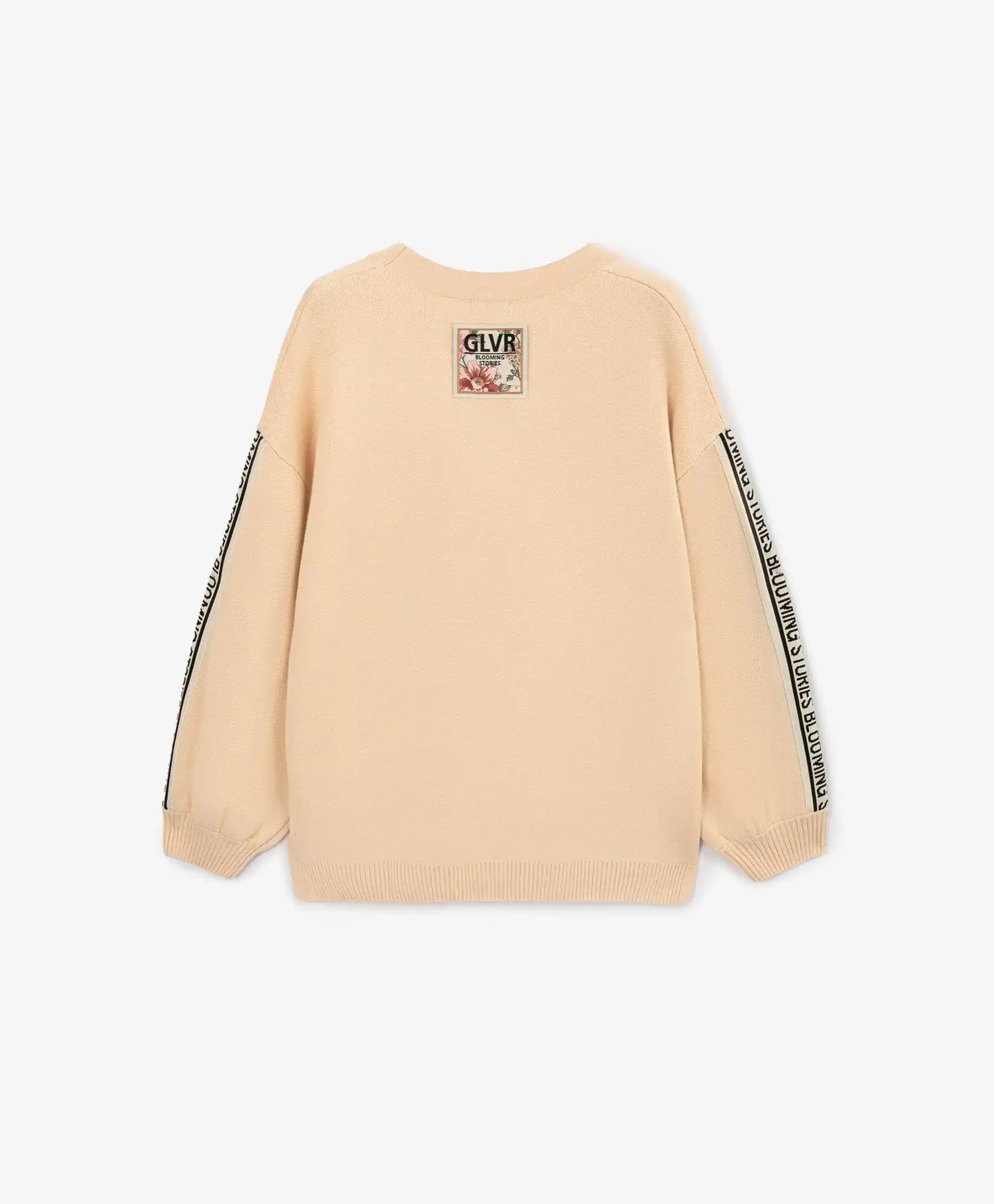 Cardigan tricotat oversize, călduros, bej, pentru fată, Gulliver