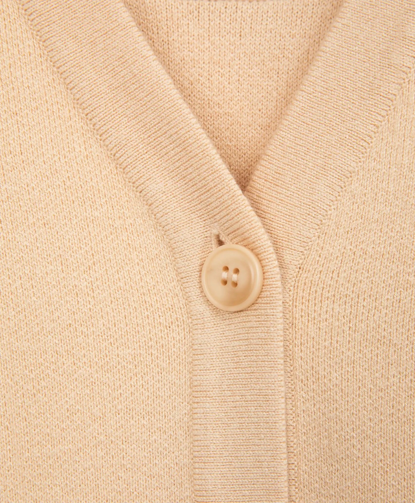 Cardigan tricotat oversize, călduros, bej, pentru fată, Gulliver