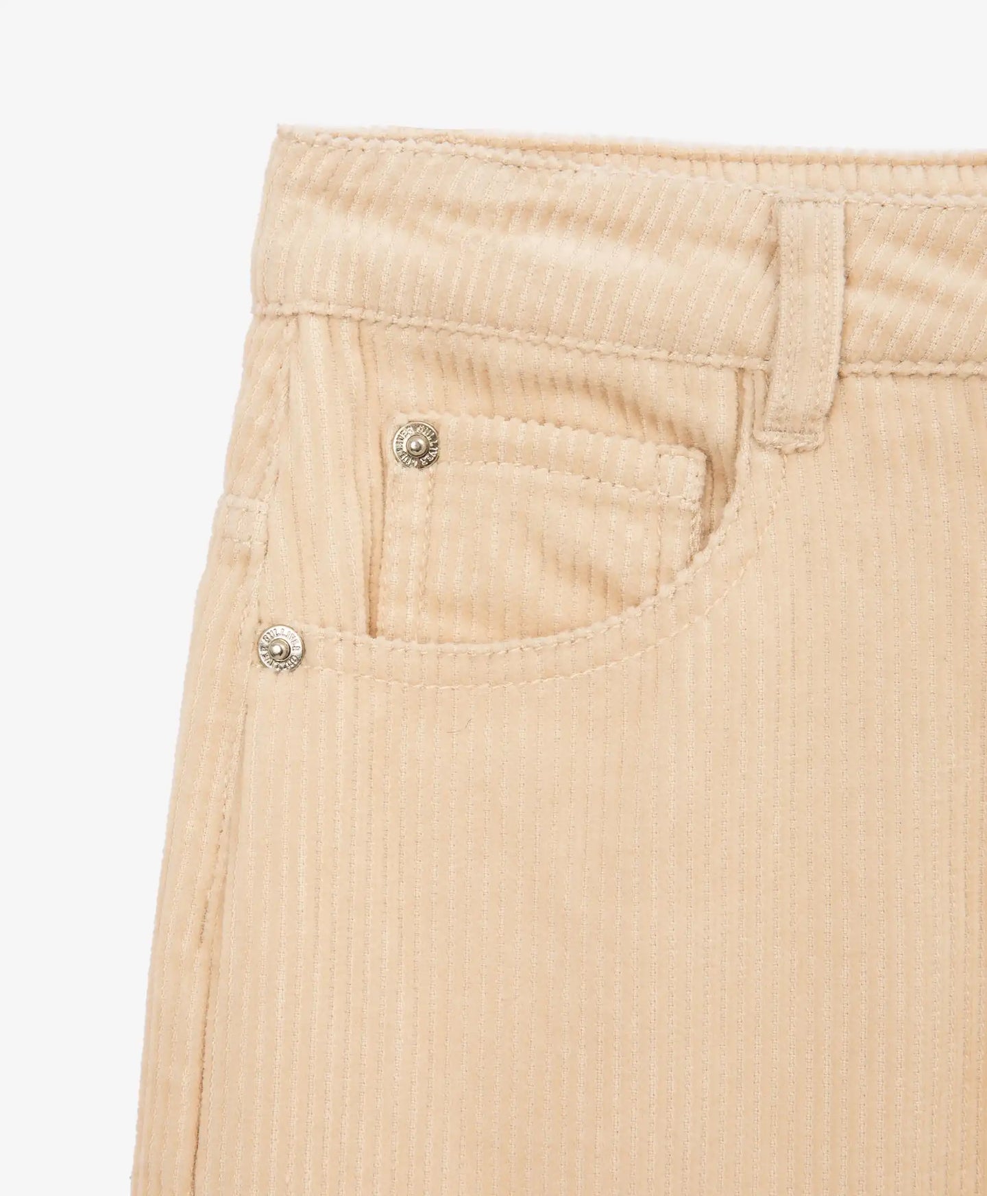 Pantaloni din catifea, cu buzunare cargo, bej, pentru fată, Gulliver