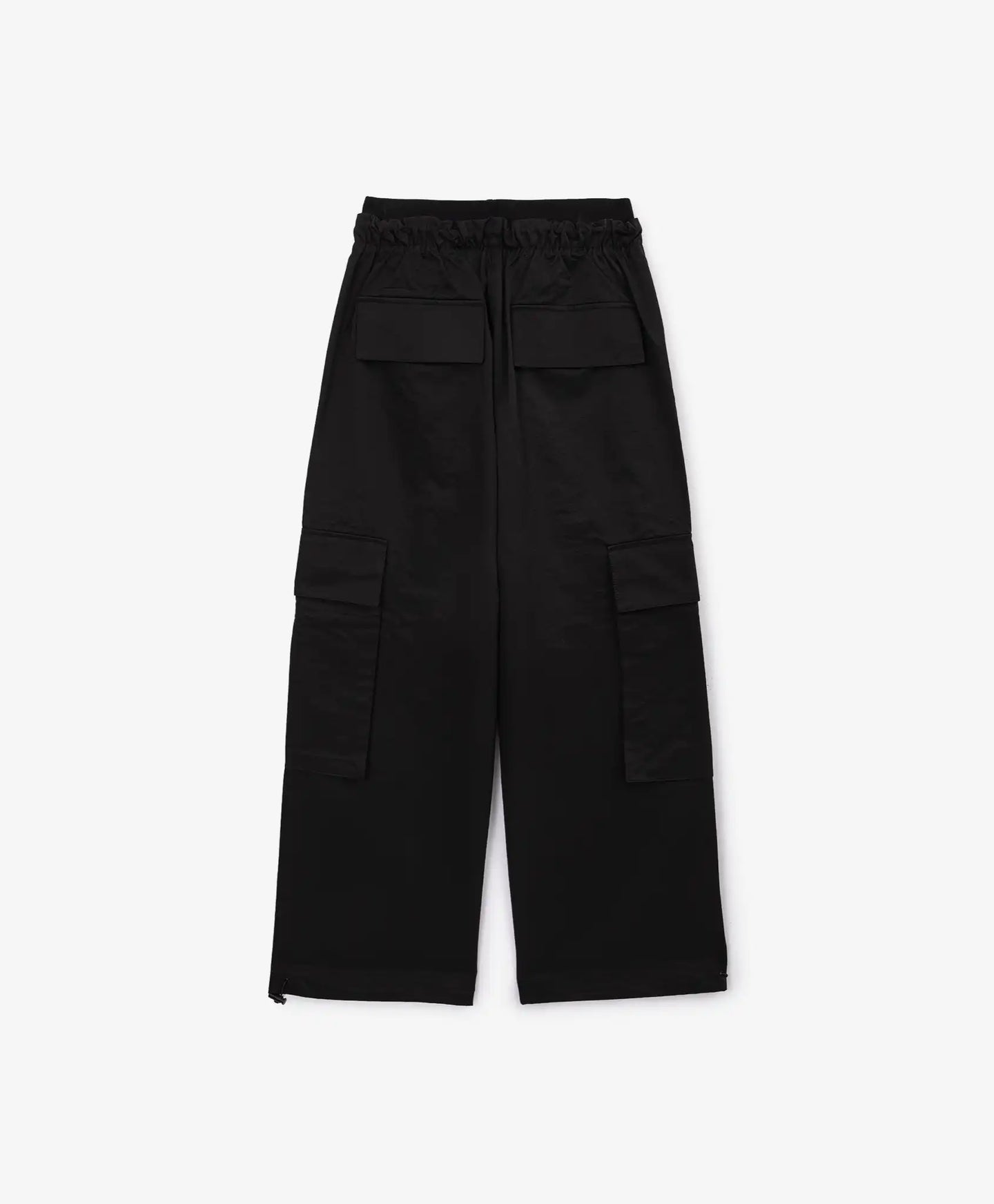 Pantaloni cargo, cu ajustare, negri, pentru fată, Gulliver