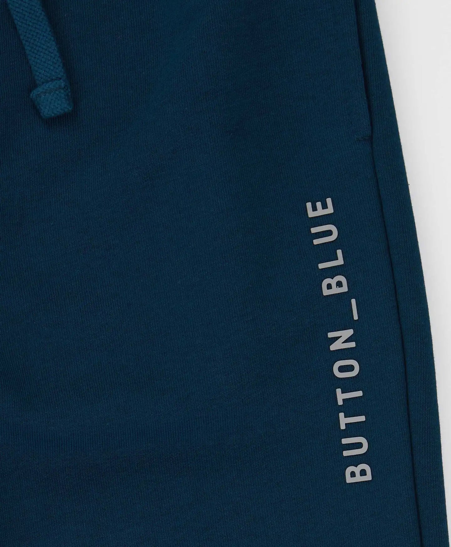 Joggeri cu talie elastică, albaștri, pentru copii, Button Blue