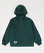 Hoodie căptușit cu fermoar, glugă și imprimeu verde pentru băieți Button Blue