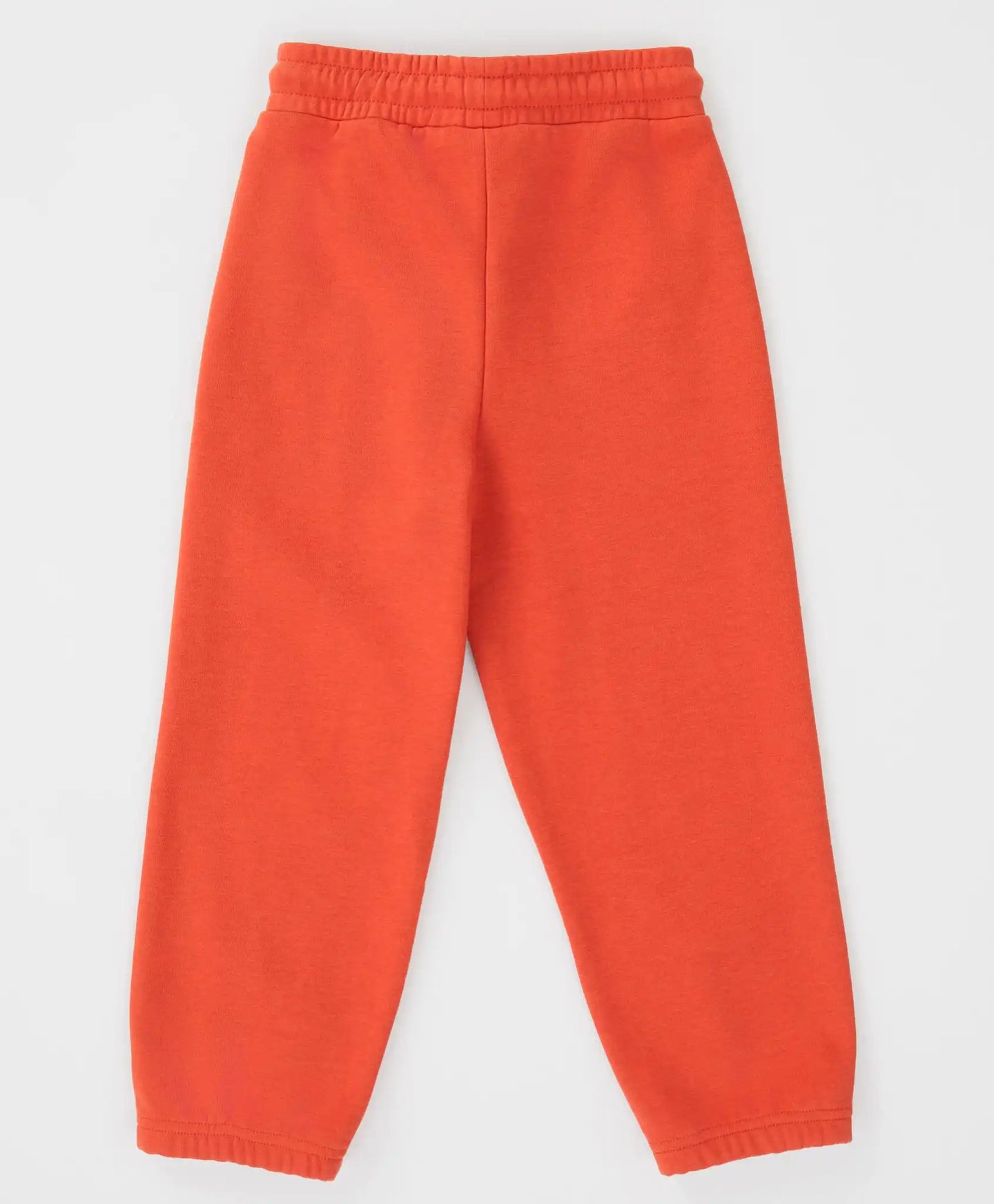 Pantaloni cu buzunare și talie elastică, portocalii, pentru băiat, Button Blue
