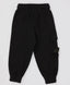 Pantaloni jogger, cu talie elastică și trei buzunare, negri, pentru băiat, Button Blue