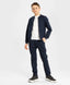Hanorac bomber deschis albastru Button Blue