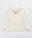 Hoodie cu glugă oversized crem pentru copii Button Blue