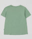 Tricou cu mâneci scurte și imprimeu reliefat verde pentru fete Button Blue