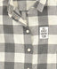 Cămașă cu nasturi, flanelată, în carouri, cu guler desfăcut, gri, pentru fată, Button Blue