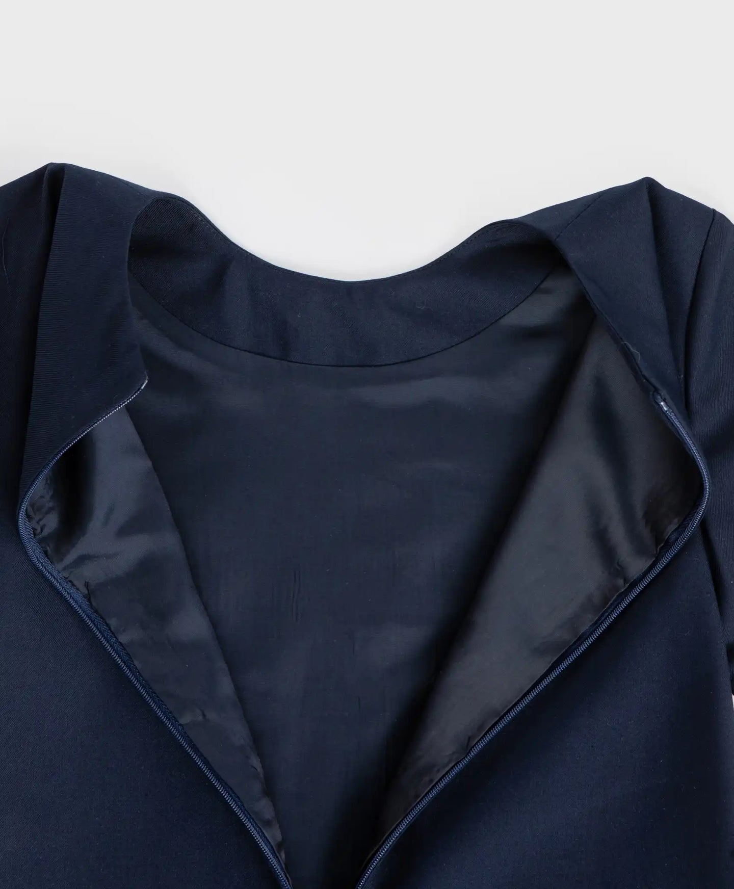 Rochie cu fustă plisată, albastră, Button Blue