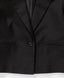 Sacou scurt, drept, negru Button Blue