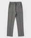 Pantaloni clasici, drepți, cu dungi presate, gri, Button Blue
