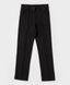 Pantaloni clasici, cu dungi presate, negri, Button Blue