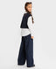 Pantaloni palazzo cu pliuri, albaștri, Button Blue