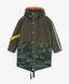 Parka cu imprimeu de camuflaj și elemente reflectorizante de la Gulliver