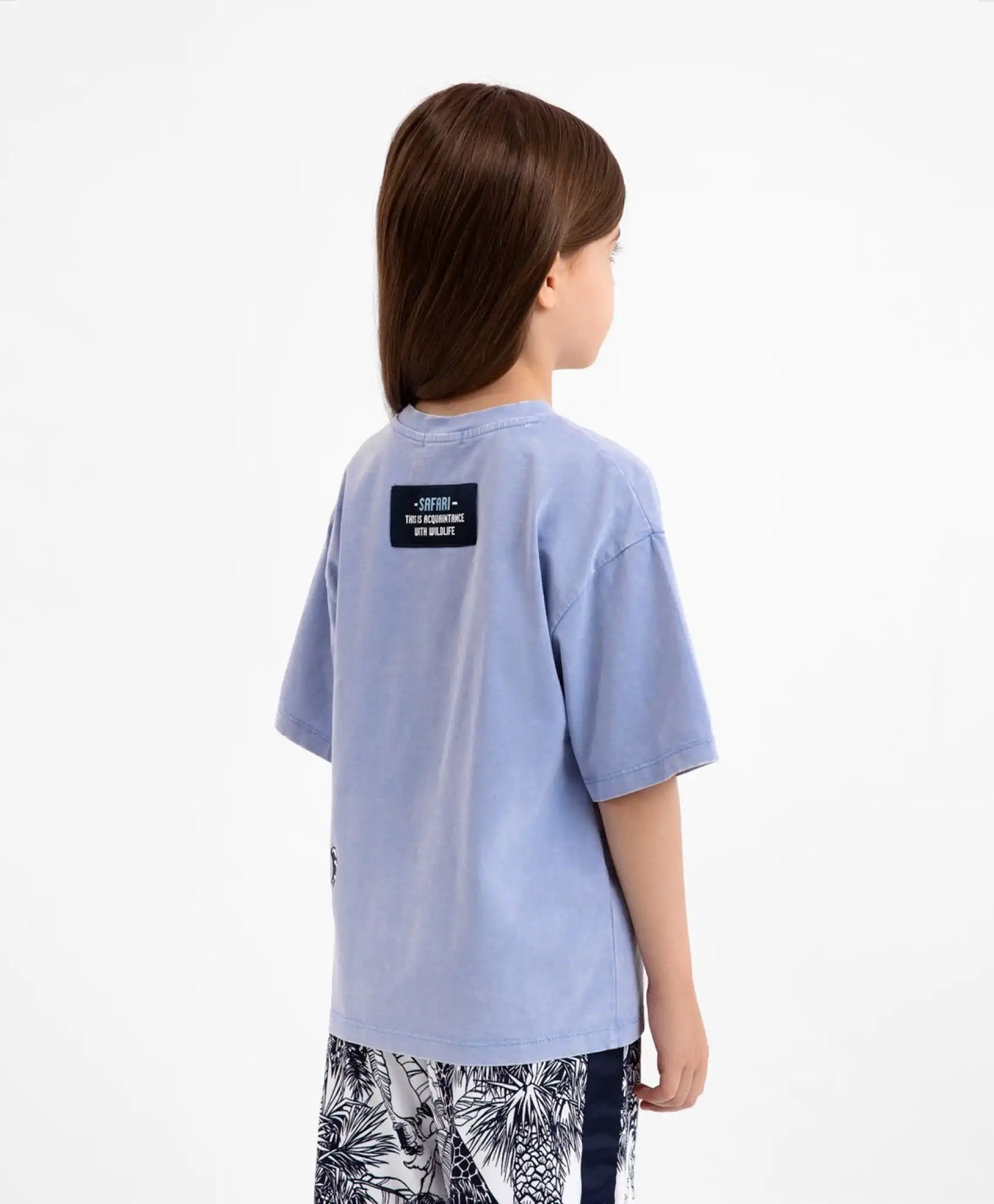 Tricou oversize cu mânecă scurtă, albastru deschis, Gulliver