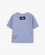 Tricou oversize cu mânecă scurtă, albastru deschis, Gulliver