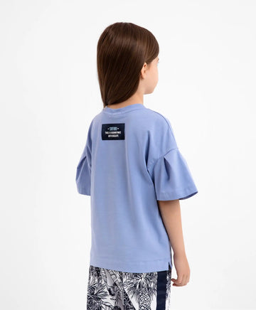 Tricou mare cu mânecă scurtă, albastru deschis, Gulliver