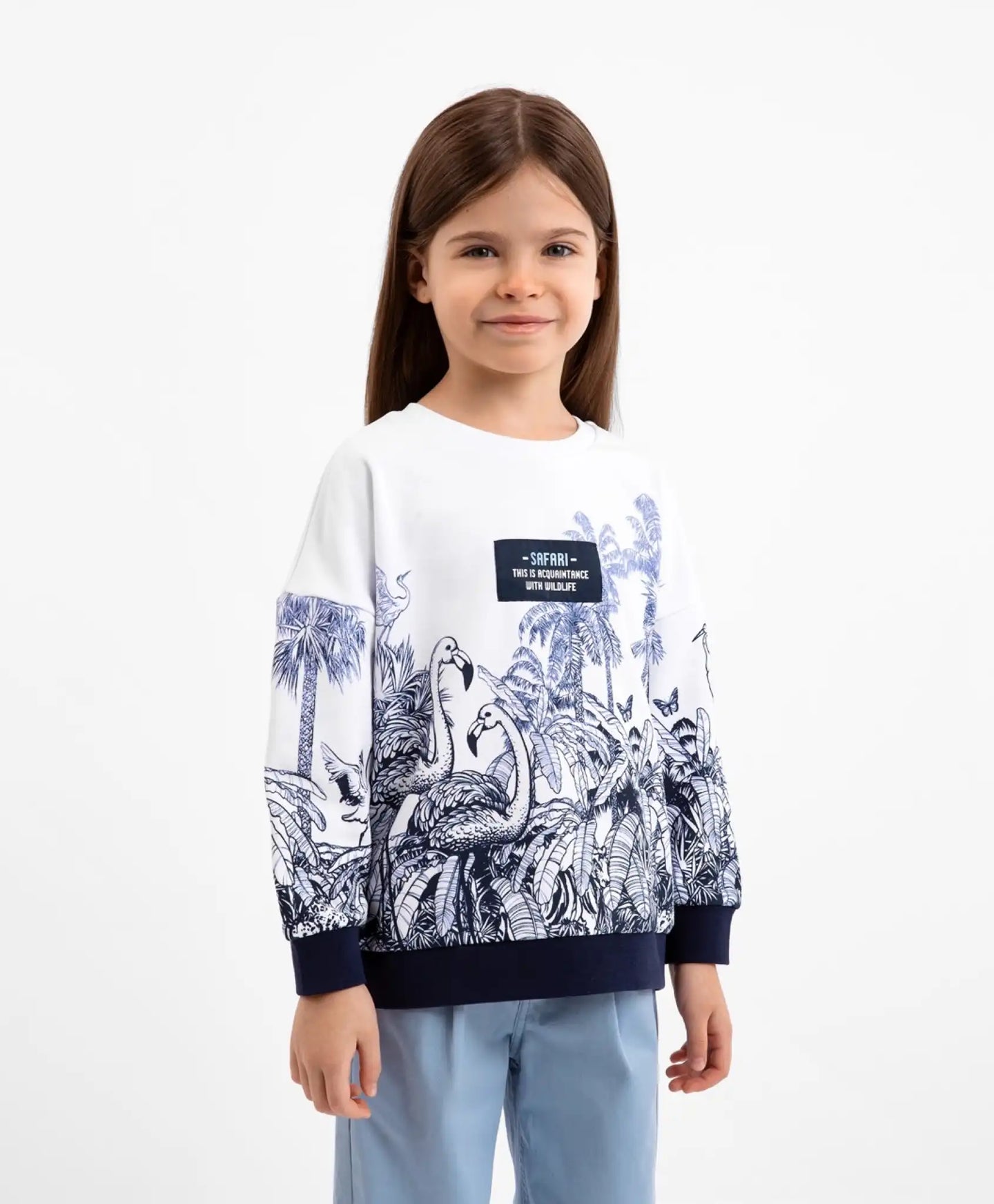 Hanorac oversized alb, Gulliver