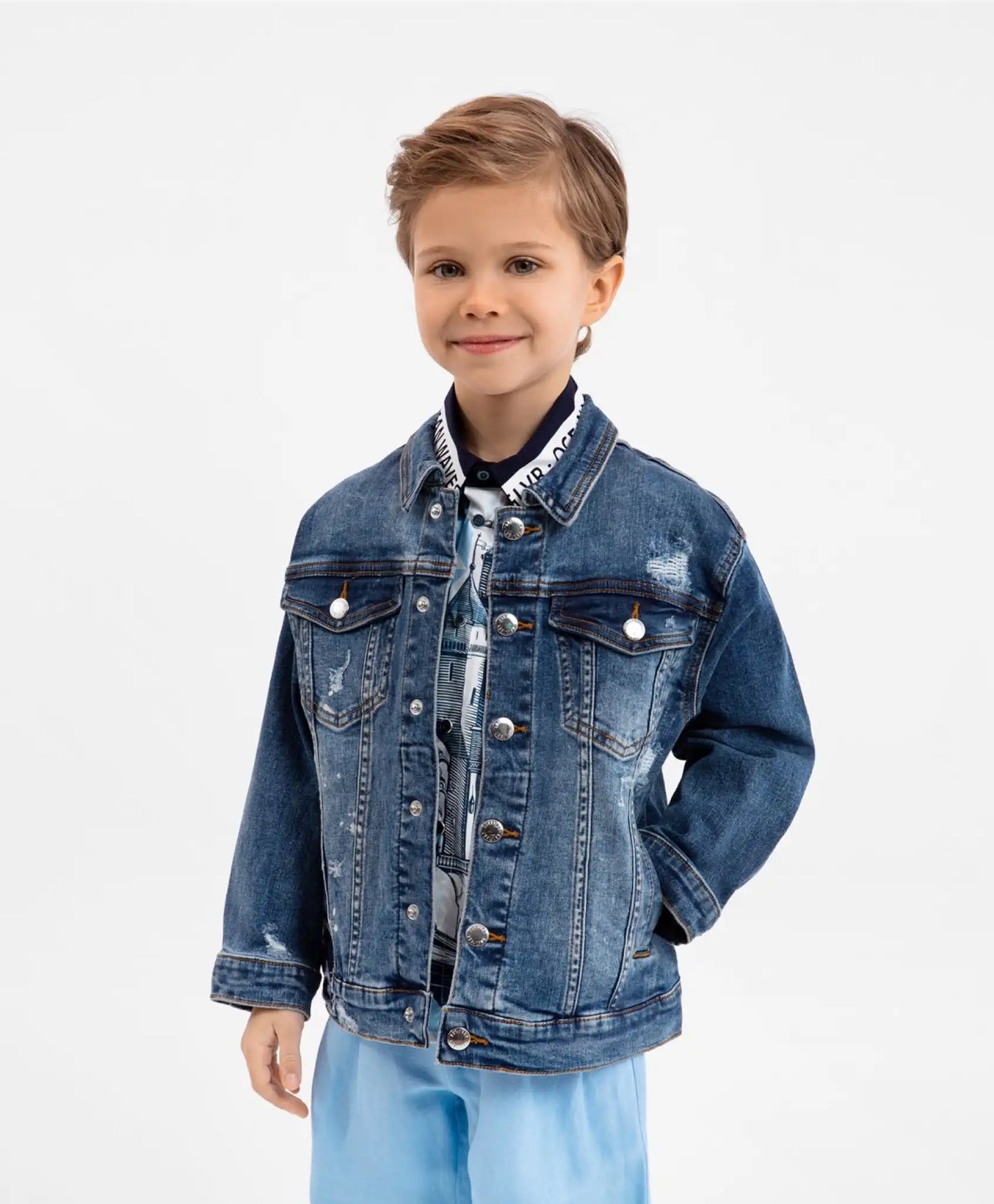 Jachetă din denim – albastră, Gulliver