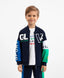 Hanorac din material fleece cu fermoar în stil colorblock Gulliver