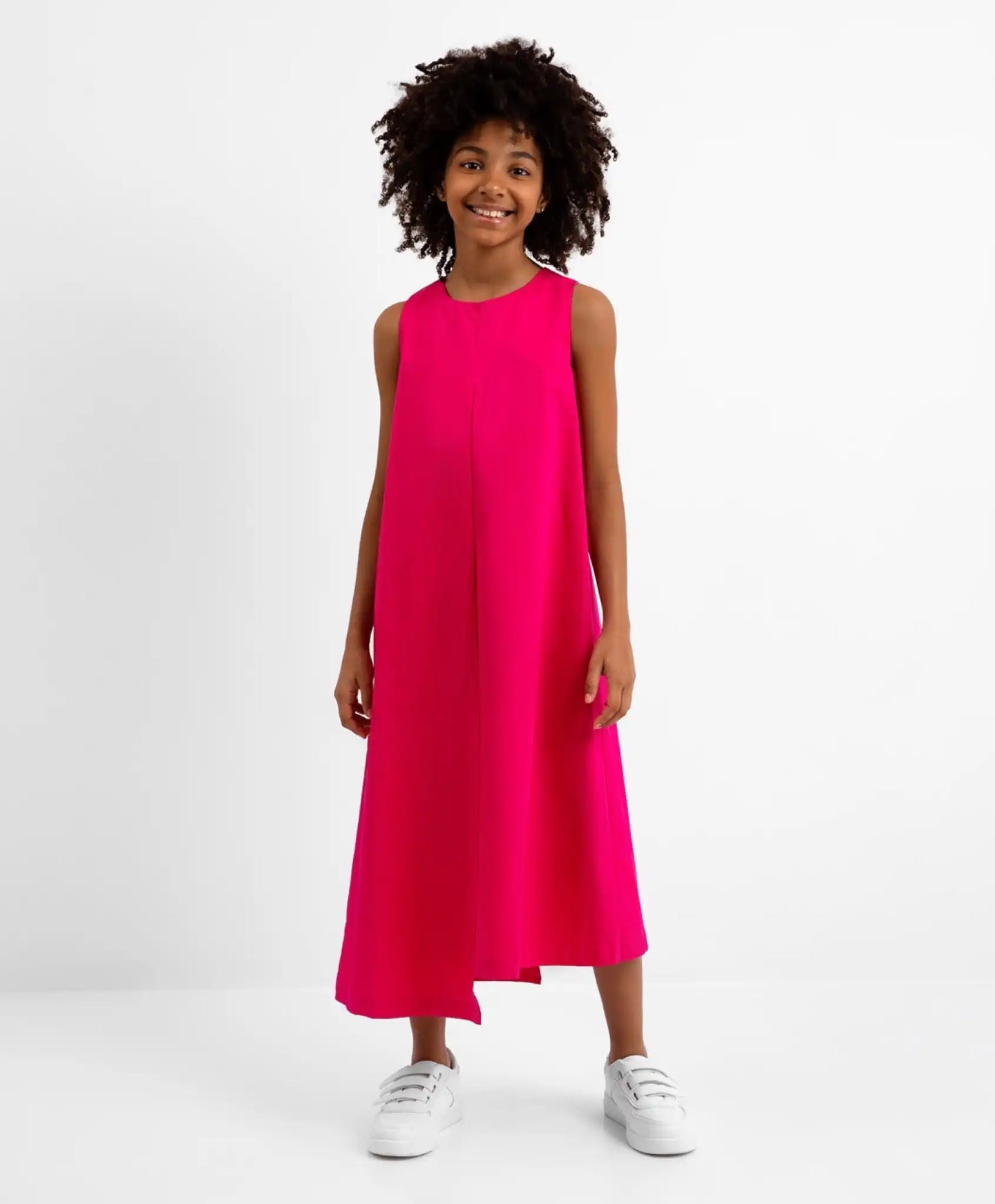 Rochie din poplin subțire roz Gulliver