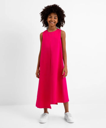 Rochie din poplin subțire roz Gulliver